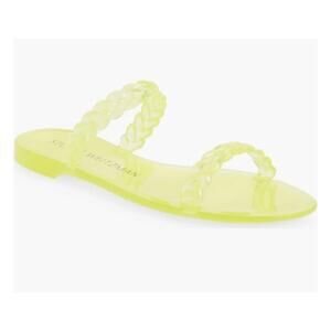 Stuart Weitzman Braida Sawyer jelly sandal women's size 7